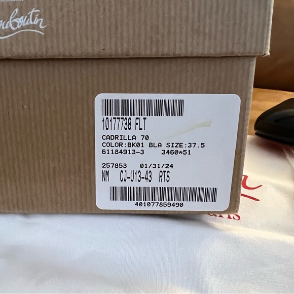 Christian Louboutin Cadrilla 70. Size 37.5 - Picture 2 of 6